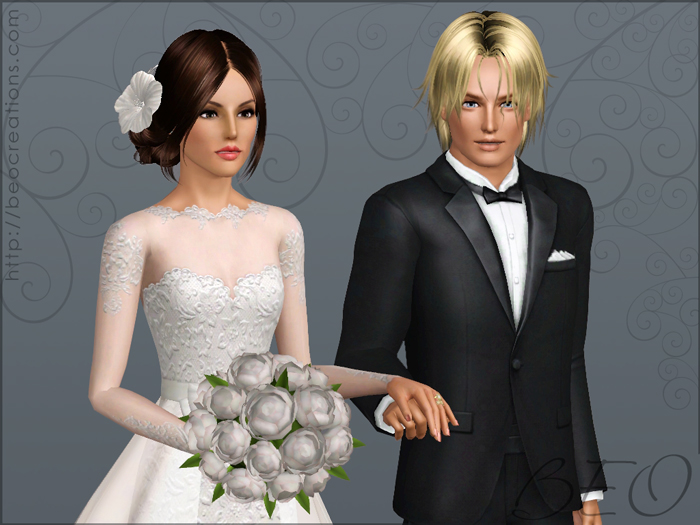 Wedding bouquet for Sims 3 by BEO